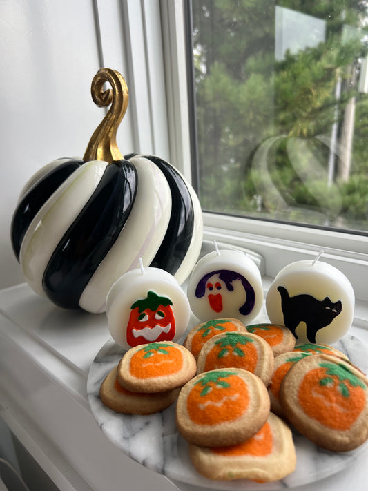 Halloween Sugar Cookie Candle Set